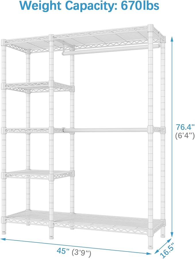 VIPEK V7 Garment Racks for Hanging Clothes Heavy Duty Clothes Rack - Image 5
