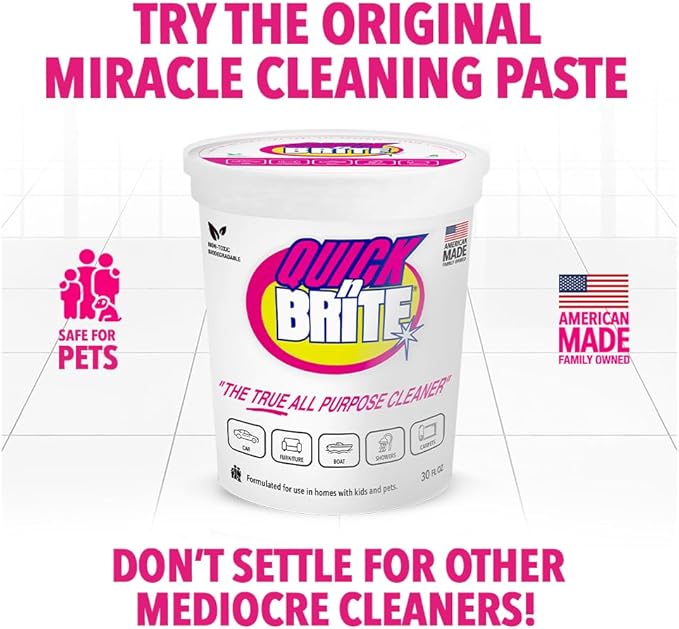 Quick 'n Brite All Purpose Cleaning Paste – Kid & Pet Safe, Powerful - Image 6