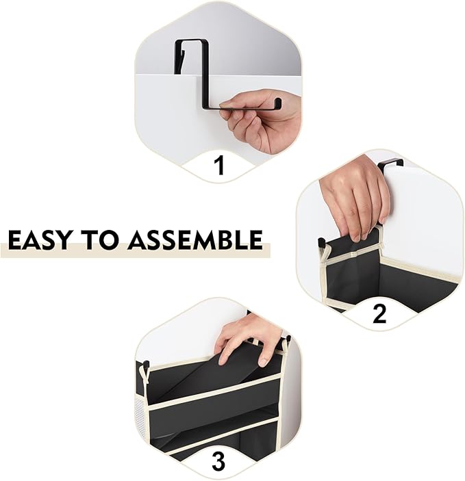 2 Pack Over The Door Hanging Organizer - Image 6