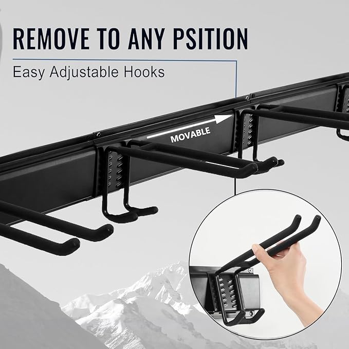 Wall Mount Tool Storage Rack, Heavy Duty Garage Storage Tool Organizer - Image 6