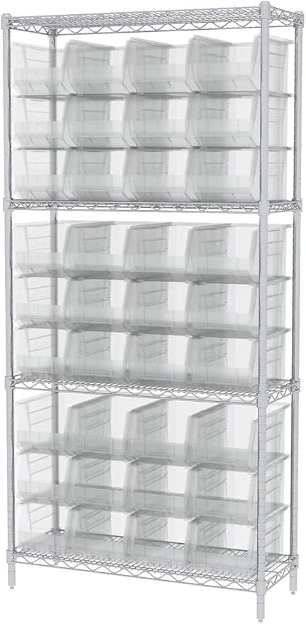 Akro-Mils 30240 AkroBins Plastic Storage Bins, Space-Saving Stackable Bins - Image 5