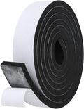Weather Stripping Door Seal Strip- 2 Inch X 1/2 Inch X 10Feet, Strong Adhesive by Amzjjle