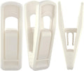 Hanger Clips for Velvet Hangers, Non-Slip Plastic Clips Pant Skirt Hanger Clips by TOFIIGREM