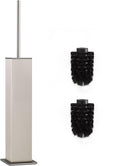 Brushed Nickel Toilet Brush and Holder, Toilet Bowl Brush by KLDKLD