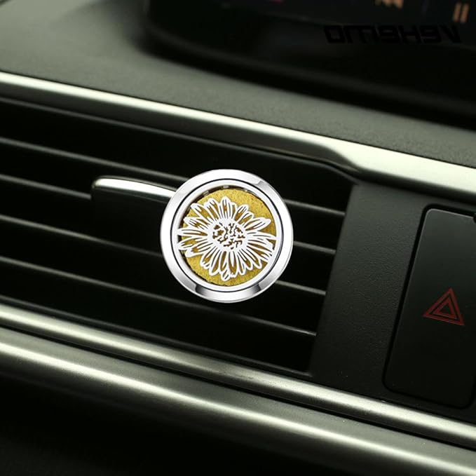 Sunflower Essential Oil Car Diffuser Vent Clips Car Diffuser Aromatherapy Vent - Image 4