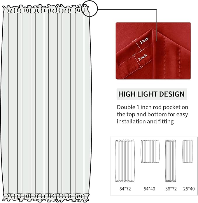 DWCN French Door Curtain - Image 3