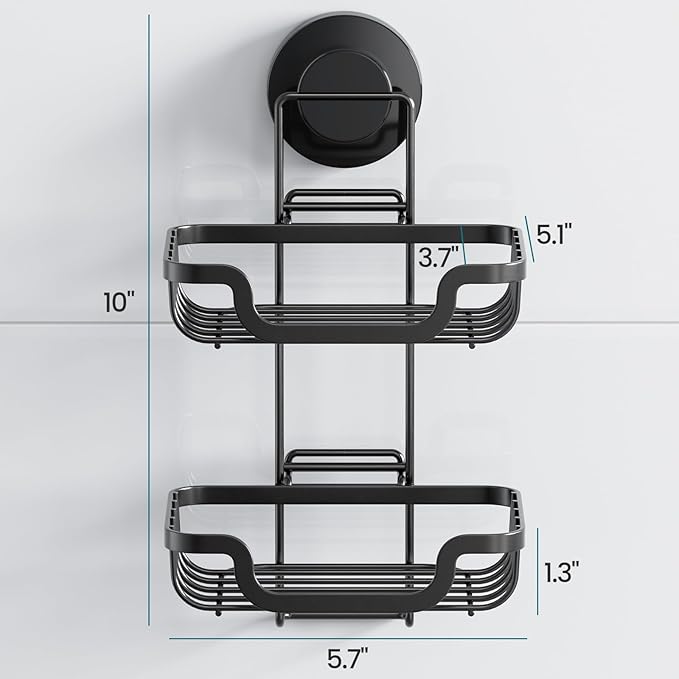 TAILI Double Layer Soap Dish Holder, Bar Soap Tray Suction Cup - Image 7
