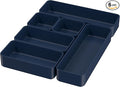 Drawer Organizers, Storage Plastic Desk Bins Stackable Organizers Tray by CHANCETSUI