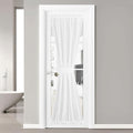 NICETOWN Linen Semi Sheer French Door Panels 80 inch Long, Light Filtering by NICETOWN