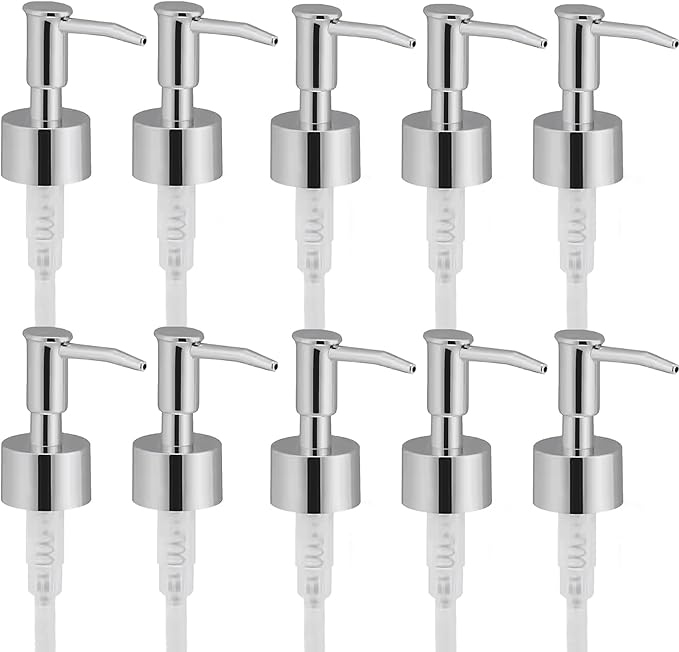 Soap Dispenser Pump Head Replacement 10 Pack, 28/400 Threads Standard Size by LUNESTELLA