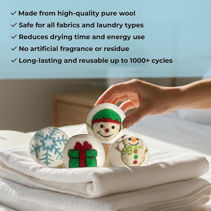 Ezhippie Quality Wool Dryer Balls - Image 6