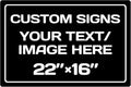 custom metal sign, Aluminum Weatherproof Metal Sign Multiple Sizes Custom by Repaly