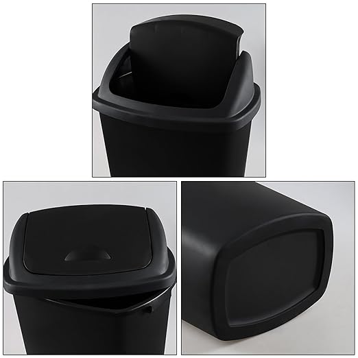 18 Gallon Large Plastic Kitchen Trash Can - Image 3