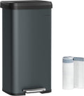 SONGMICS Kitchen Trash Can, 18-Gallon Stainless Steel Garbage Can, by SONGMICSbySONGMICSHOME