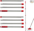 Spin Mop Replacement Handle, 4-Section 30-to-58 inch Mop Replacement Stick by Fazlynyi