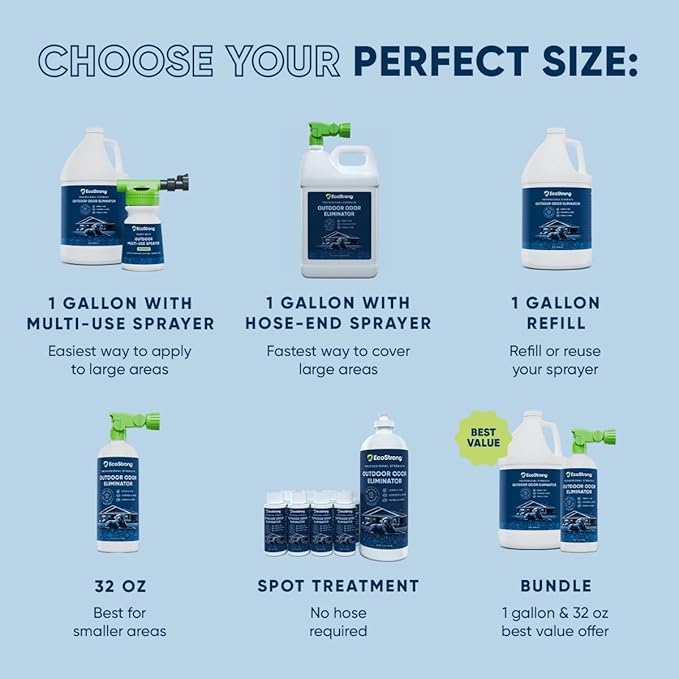 Eco Strong Outdoor Odor Eliminator Outside Dog Urine Enzyme Cleaner Powerful Pet - Image 6