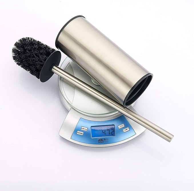 BGL Toilet Brush Holder Brushed Nickel, Stainless Steel 304 Brushed Nickel - Image 8