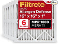 Filtrete 16x16x1 AC Furnace Air Filter, MERV 11, MPR 1000, Micro Allergen by Filtrete