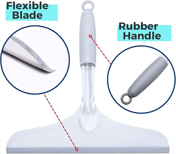 Shower Squeegee for Glass Door, 2 Pack - Image 2