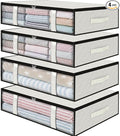 StorageRight Under Bed Storage Bins, Breathable Organizer by StorageRight
