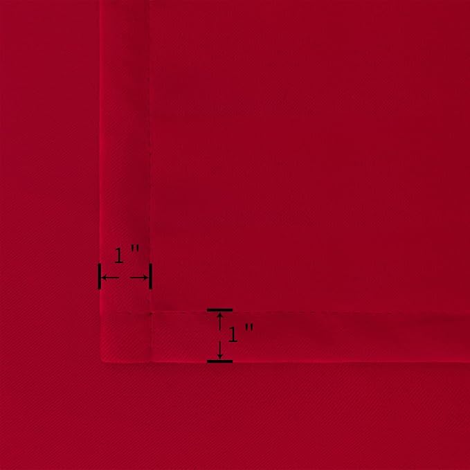 BGment Red Blackout Curtains 40 Inches Length - Image 7