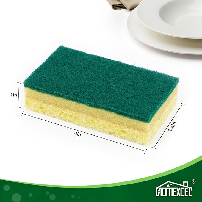 HOMEXCEL Sponges Kitchen 24pcs, Heavy Duty Sponges - Image 4