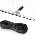 Frienda 50ft Squeegee Rubber Replacement Windows Silicone Blade Black Squeegee by Frienda