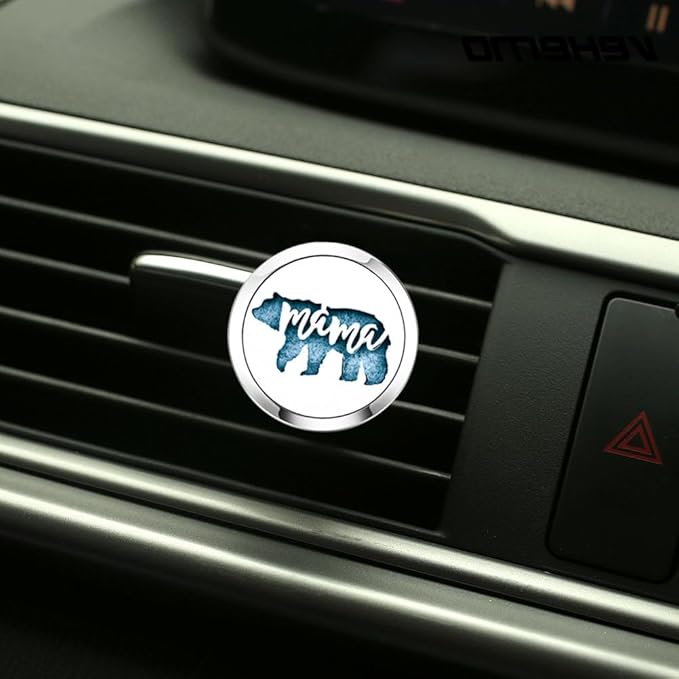 30mm Mama Bear Car Diffuser Vent Clip Essential Oil Aromatherapy Air Freshener - Image 4