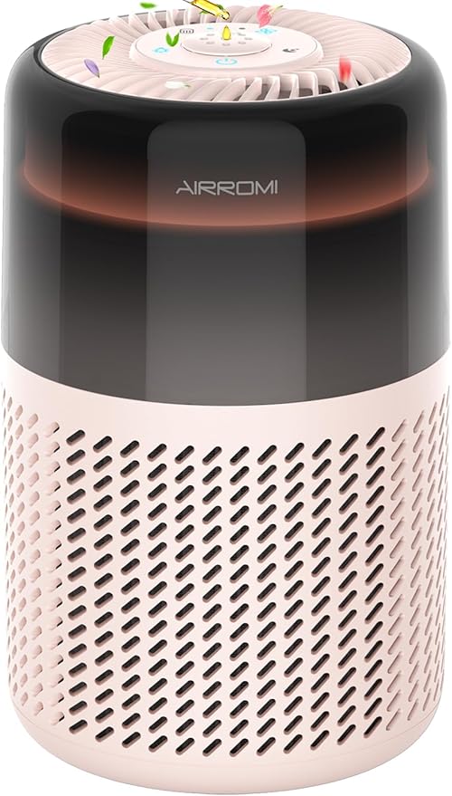 AIRROMI Air Purifier for Bedroom Home, HEPA Filter, Covers Upto 549 Ft² by AIRROMI