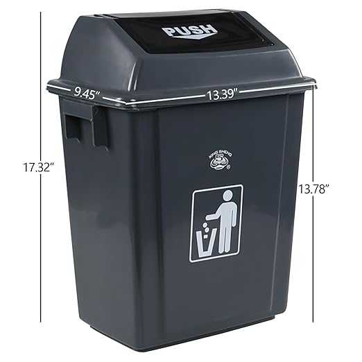 4 Packs 6 Gallon Small Garbage Bin - Image 2