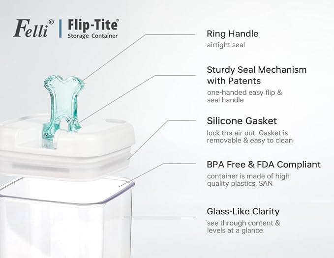 Felli Flip Tite Pet Food Container - Image 5
