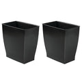iDesign Small Rectangular Bathroom Trash Cans by iDesign