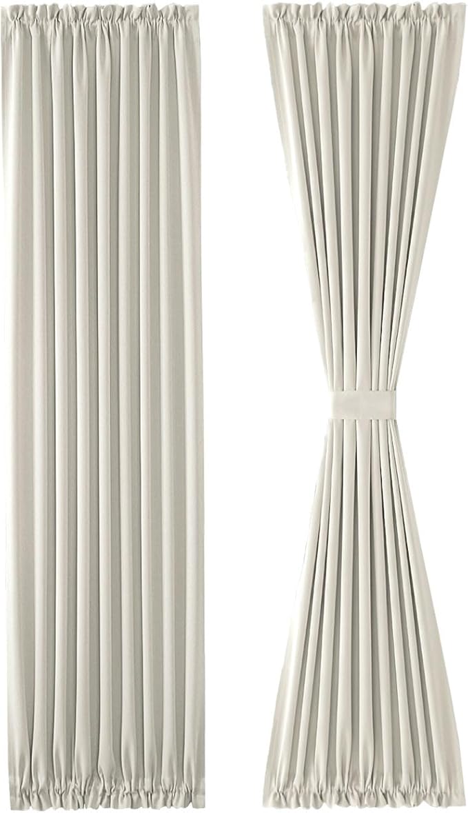 DWCN French Door Curtains – Rod Pocket Thermal Curtain - Image 7