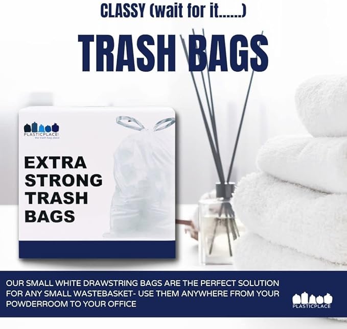 Plasticplace 6 Gallon Trash Bags, 0.7 Mil - Image 3
