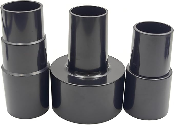 Plastic Hose Connector Reducer Attachments Fits Vacuum Cleaner， 1-3/8" to 1-1/4" - Image 2