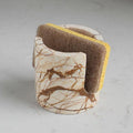 Natural Pink Marble Sponge Holder by Nawgnail