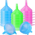 Honeydak 24 Pcs Multi-Purpose Plastic Funnels 4.7 Inch Wide Mouth Funnels by Honeydak