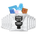 Personal Toilet Kit To Go – 10 Pack | Disposable Public Restroom Kit | by KitUSafe