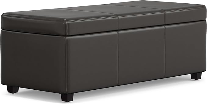 SIMPLIHOME Avalon 44 inch Wide Contemporary Rectangle Lift Top Rectangular - Image 4