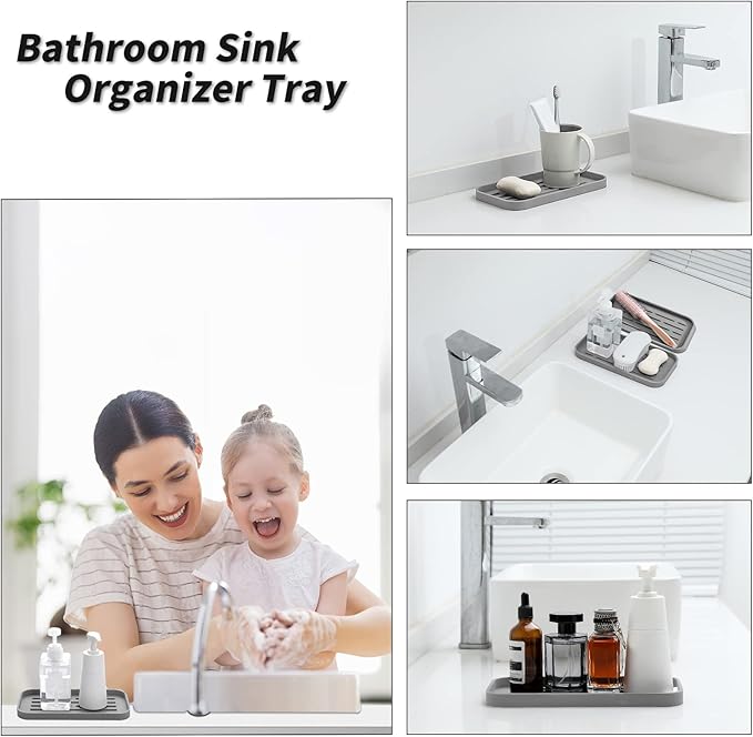 Silicone Kitchen Sink Organizer Tray - Image 4