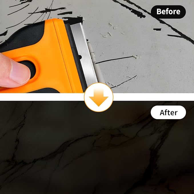 Razor Blade Scraper Tool with 15 Extra SK5 Blades - Image 3