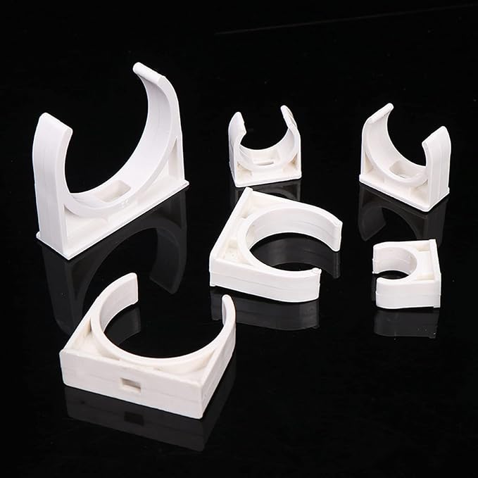 30 Pcs U-Shaped PVC Water Pipe Clamps, U-Shaped Buckles Fit - Image 5