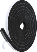 Weather Stripping Door Seal Strip- 1/2 Inch X 1/2 Inch X 10Feet, Strong Adhesive by Amzjjle