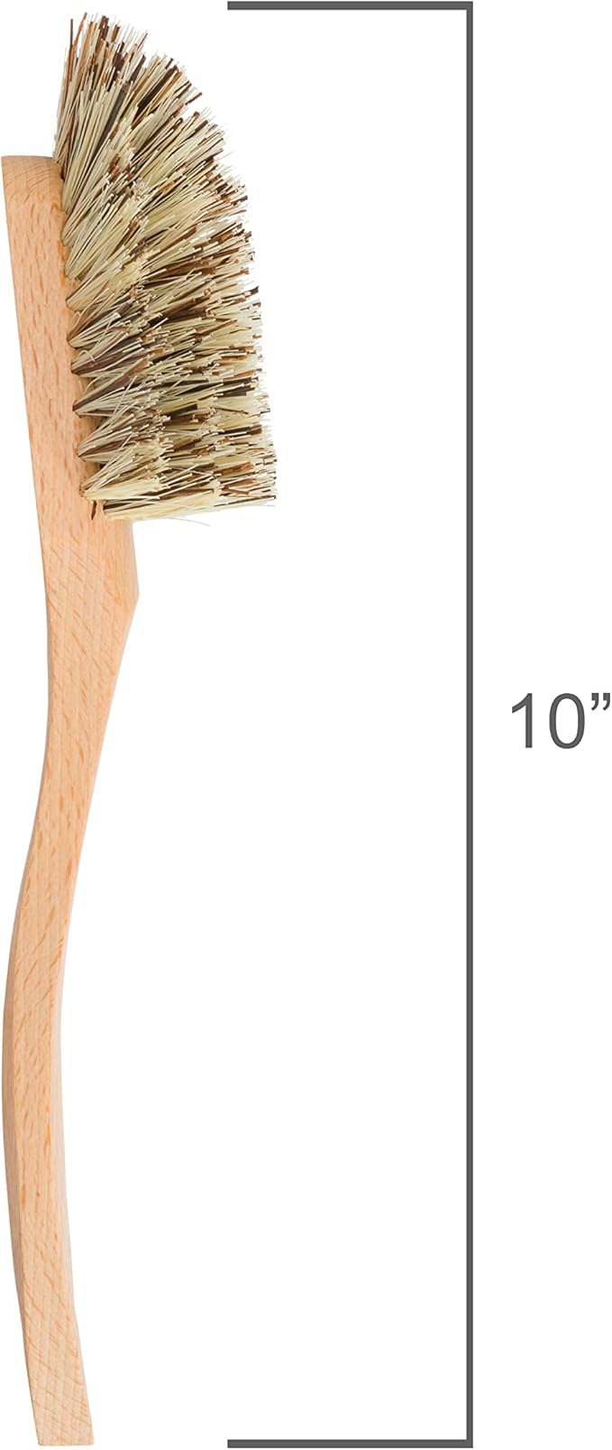 Redecker Extra Long Curved Dish Brush, Extra Strong Union Fiber Bristles - Image 3