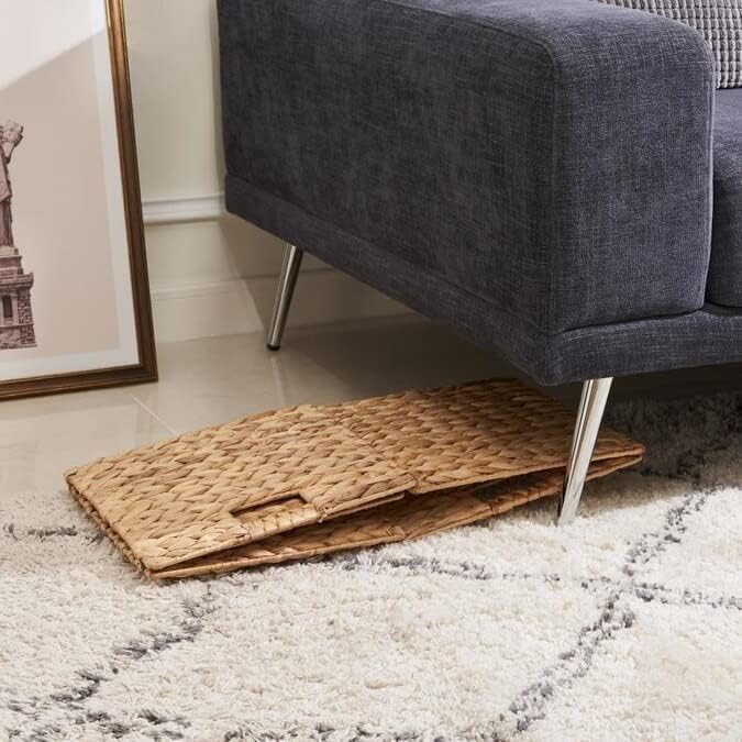 Storage Cube 10.5 x 10.5in, Wicker Storage Baskets - Image 6