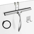 Shower Squeegee for Glass Door 12-Inch Stainless Steel Bathroom Squeegee Window by SSTOOHL