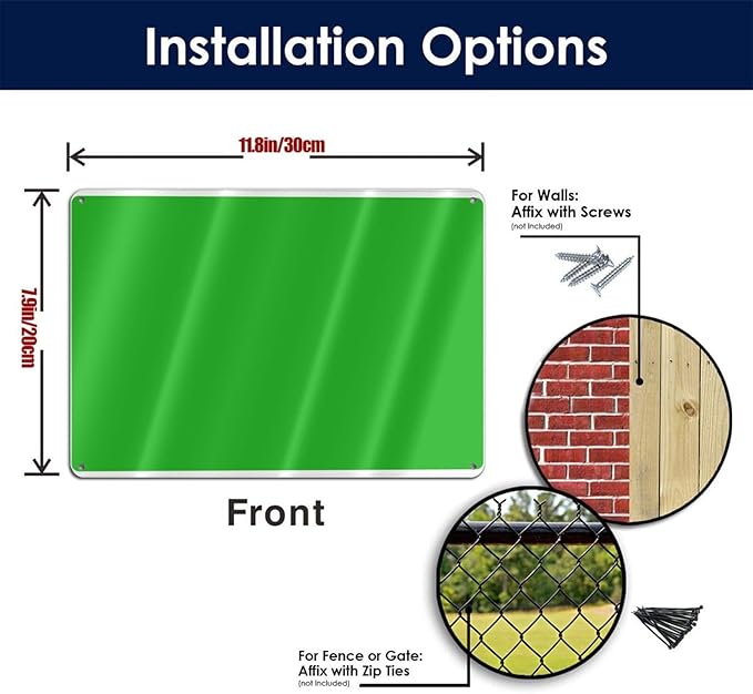 Personalized Aluminum Weatherproof Metal Signs - Image 6