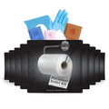 Personal Toilet Kit To Go – 10 Pack | Disposable Public Restroom Kit | by KitUSafe