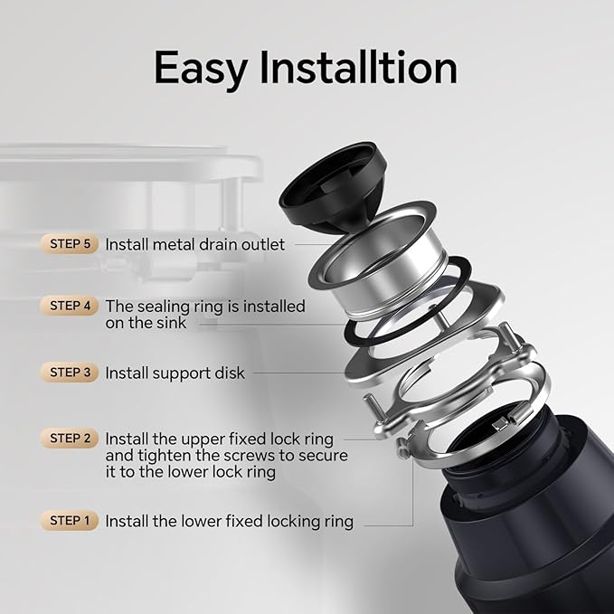 Upgraded 1/2 HP Garbage Disposal - Image 6