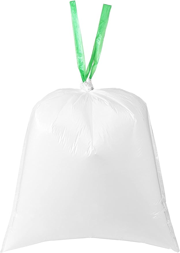 TYPLASTICS 300 Count 13 Gallon Tall Kitchen Drawstring Trash Bags, GRS Compliant - Image 5